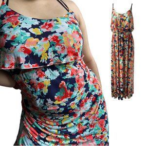 Floral Maxi Summer Babydoll Dress